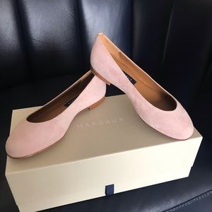 Size 3.5 Margaux NY Classic Ballet Flat in Blush
